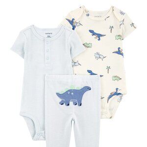 (4/$20) Carter's - Baby Dinosaur Little Outfit Set